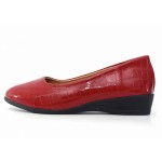 Women's Ballet Flats Business Office Work Dress Shoes Low Wedge Round Toe Slip-Ons Comfortable Dressy Casual Flats for Women