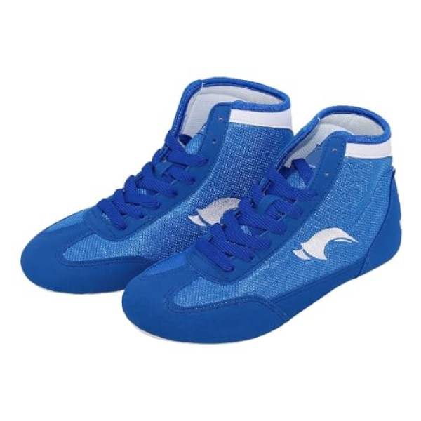 Men's Youth Wrestling Shoes High Top Kids Girls Boxing Shoes Sports Training Shoes Kids Boxing Boots Fitness