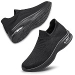 Vidbiv Slip on Shoes for Men, Casual Walking Lightweight Loafers, Breathable Men’s Shoes, Comfortable Hands Free Slip-on Shoes for Work, Traveling