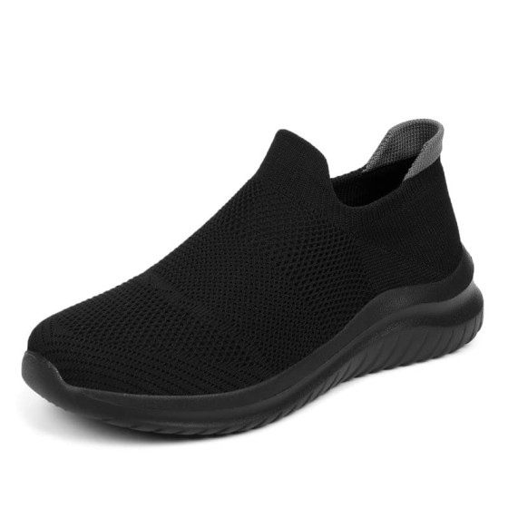 Womens Slip on Walking Shoes Comfort Lightweight Breathable Sock Shoe Non-Slip Mesh Casual Fashion Tennis Running Sneakers