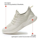 KEEZMZ Womens Ladies Walking Running Shoes Slip On Lightweight Casual Tennis Sneakers Clothes Shoes