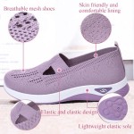 Generic Women's Orthopedic Walking Shoes - Lightweight, Loose Fit, Breathable, Soft Sole, Wide, Black, 41, 9