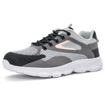 Womens Lace-up Walking Shoes Comfortable Non Slip Running Tennis Sneakers Breathable Athletic Workout Shoes