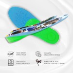 Generic Kingfoam Elite pro FP Insoles - USA Men's | Women's Size: Small (M 3-8 / W 5-10), Thickness: High (5mm Toe 10mm Heel), Graphic:: Metal Gear Capy