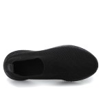 Womens Slip on Walking Shoes Comfort Breathable Workout Shoes Non-Slip Tennis Running Sneakers Knit Upper